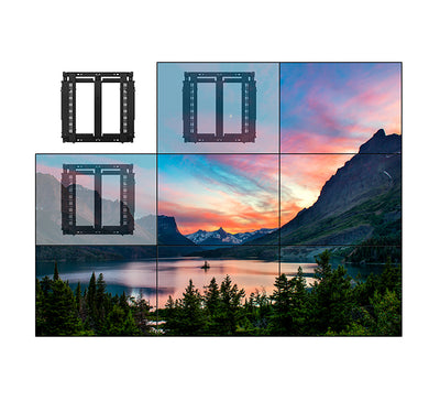 B-Tech Slimline videowall-feste sort