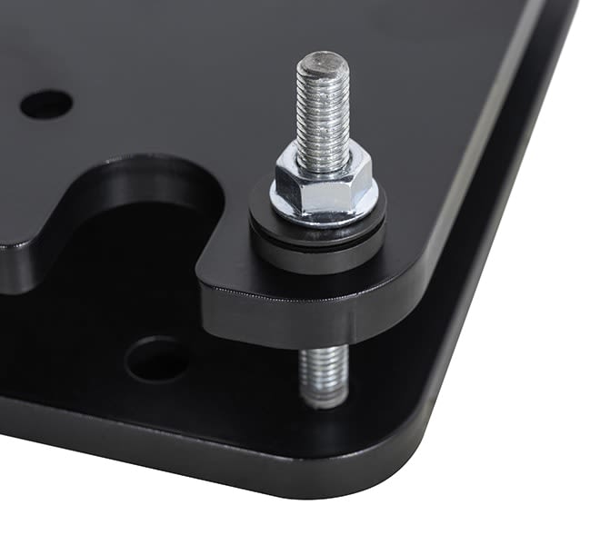 BT8380-AFB/B Adjustable Bolt Down Floor Base