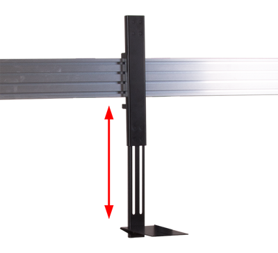 B-Tech Twin Screen VC veggbrakett
