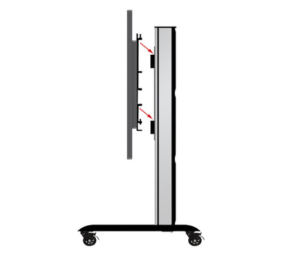 B-Tech BT8508-BC Trolley for interaktiv skjerm sort