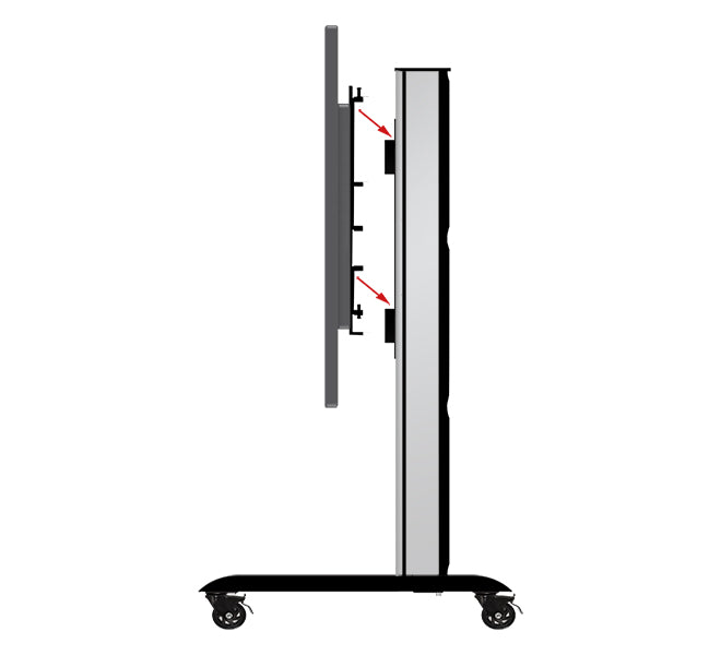 B-Tech BT8508-BC Trolley for interaktiv skjerm sort