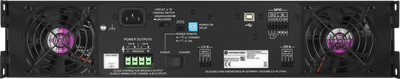 Forsterker DSP 2x 1200W/4ohm 2U Installasjonsserie