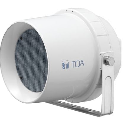 Høyttaler 5" Prosjektør 6W 100V Off-White IP65 EN54, SORT
