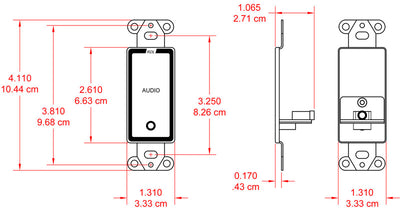 RDL D-MJPT jack-veggplate