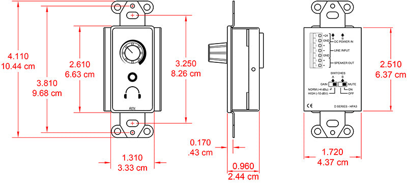 RDL DB-HPA3 DSP