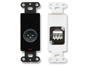 RDL DB-XLR3M Decora veggplate
