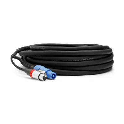 Hybridkabel DMX powercon 1,5mm2 + 5P XLR, 3m