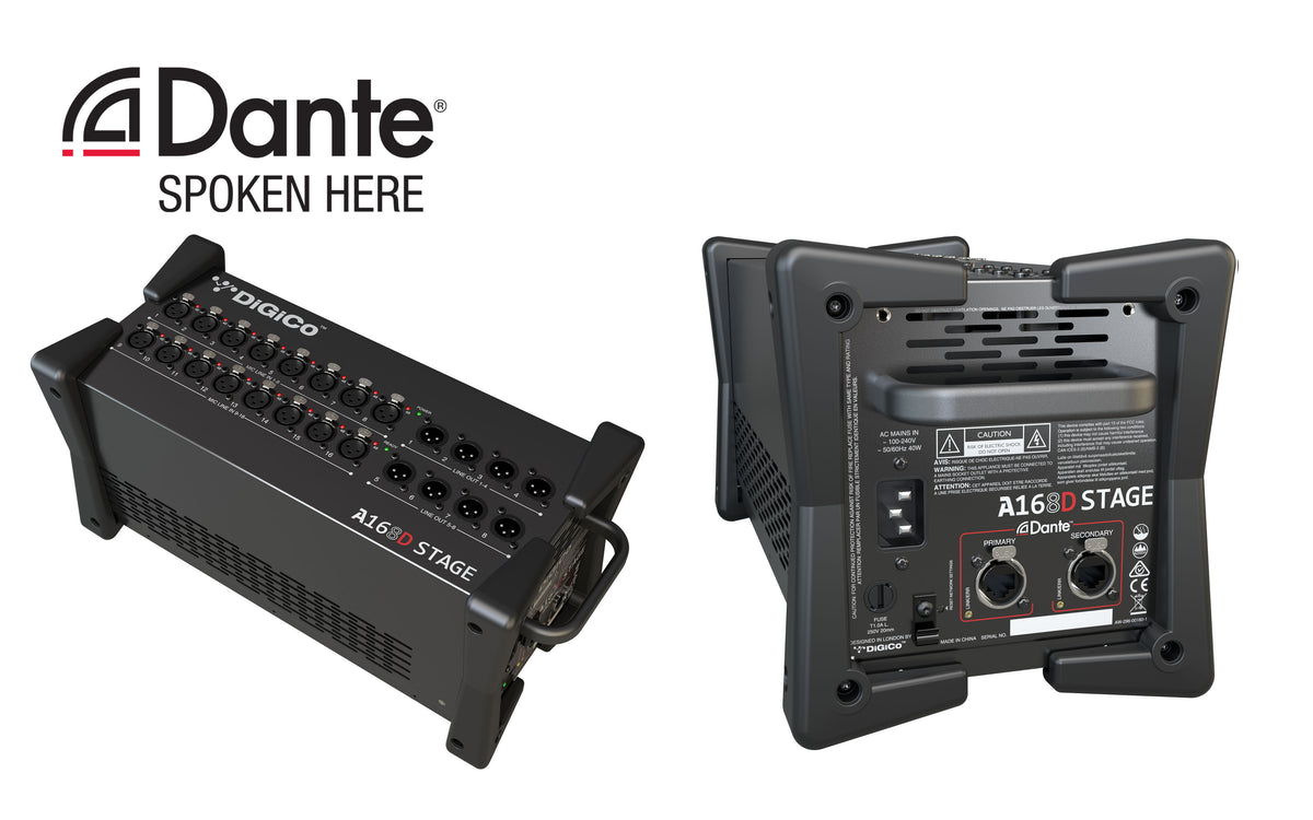 DiGiCo A168D Dante switch