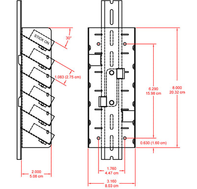 RDL DRA-35S6 DIN-adapter