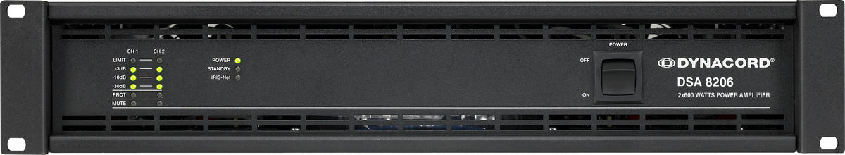 Forsterker 2x 600W/4ohm 2U installasjon
