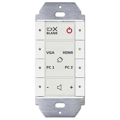 Biamp Echo 8USW AV-kontrollpanel hvit
