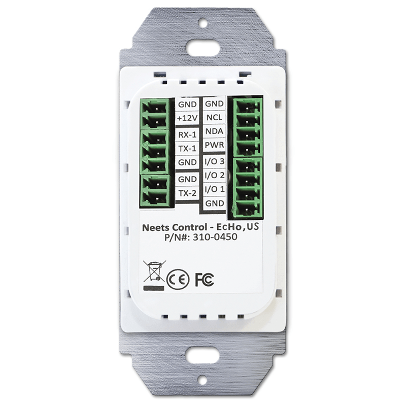 Biamp Echo 8USW AV-kontrollpanel hvit