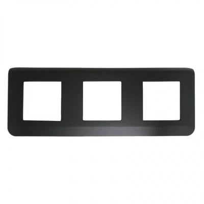 Legrand MOSAIC EU 3-gangs frontplate sort