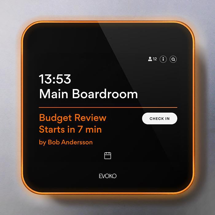 Biamp Evoko Liso signage