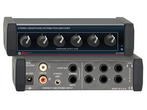 RDL EZ-HDA6X hodetelefonforsterker