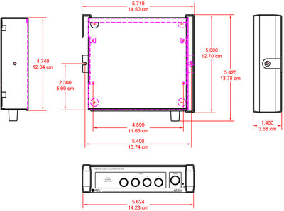 RDL EZ-SX4X audio selector
