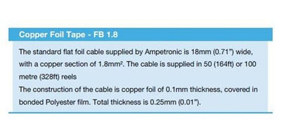 Ampetronic FB1-8-100M fiberoptisk kabel