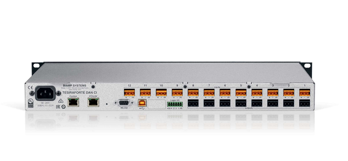 TesiraFORTÉ DSP m/AEC - DANTE