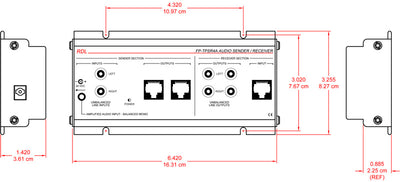 RDL FP-TPSR4A audiosender/mottaker