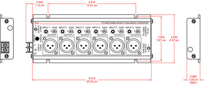 RDL FP-UBC6 audiokonverter