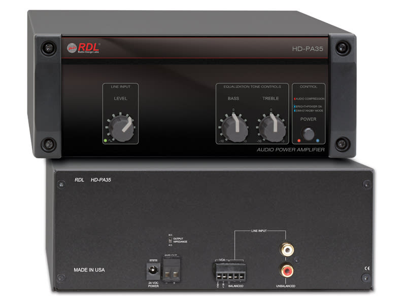 RDL HD-PA35X effektforsterker