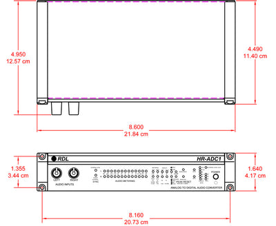 RDL HR-ADC1 konverter