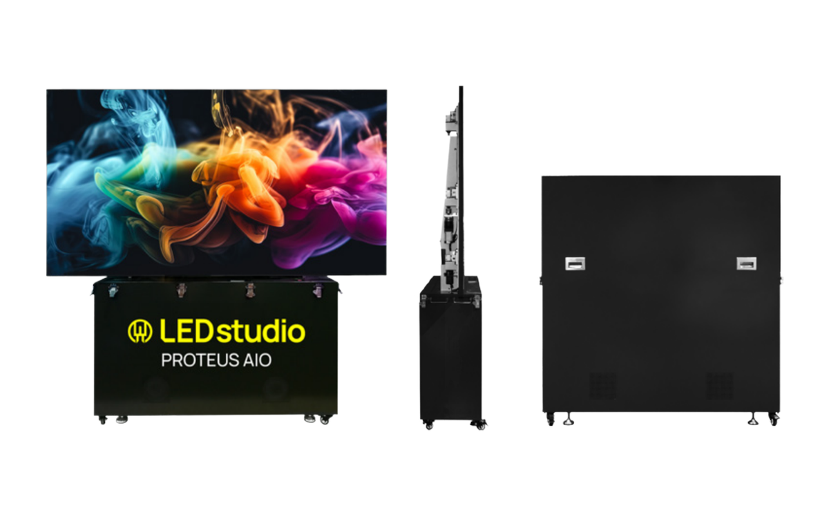 Proteus 136'' AiO LED P1.56 2K COB i transportkasse