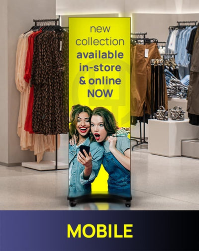 LED Studio V-Poster 2-sidig signage