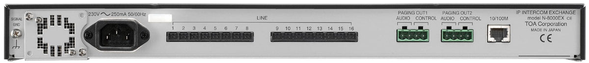TOA N-8000EX intercom-central
