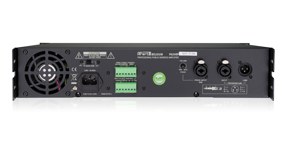 Biamp PA240P installasjonsforsterker
