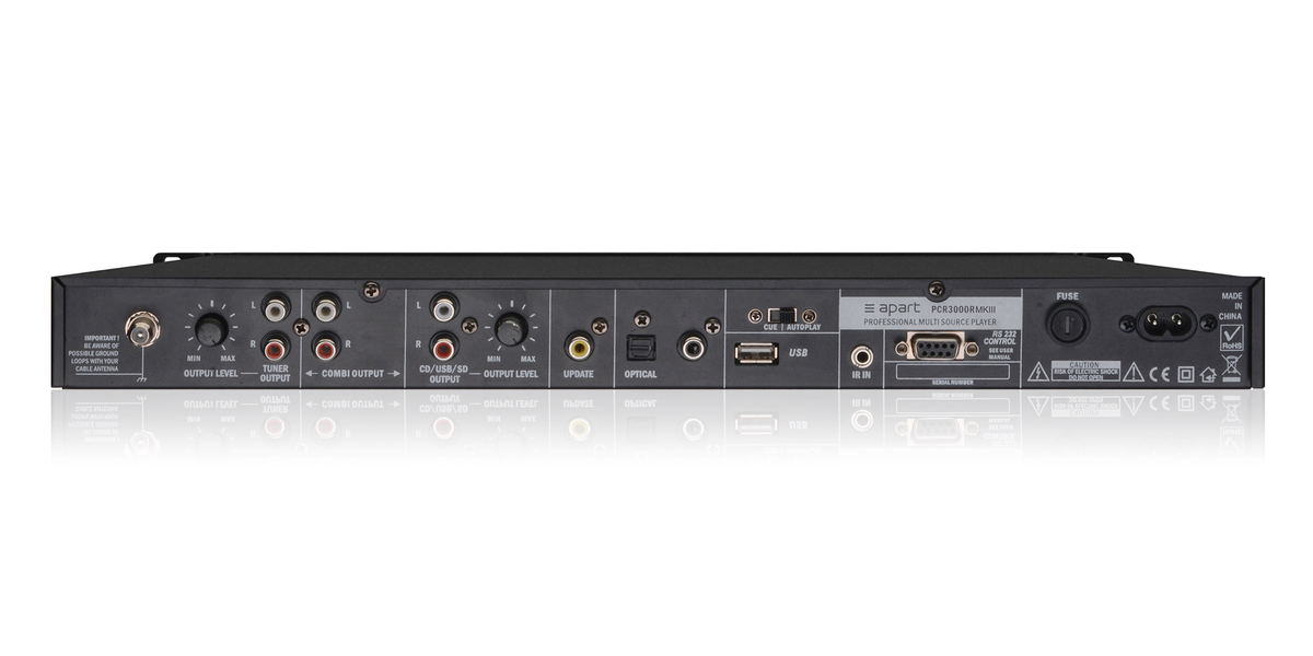 Biamp PCR3000RMKIII musikk kilde