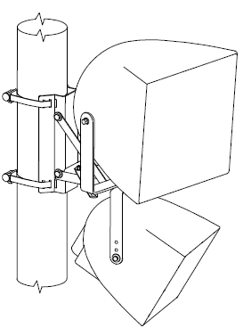 Community PMB-2RR stolpebrakett