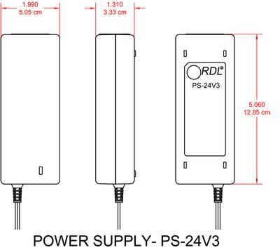 RDL PS-24V3 strømforsyning