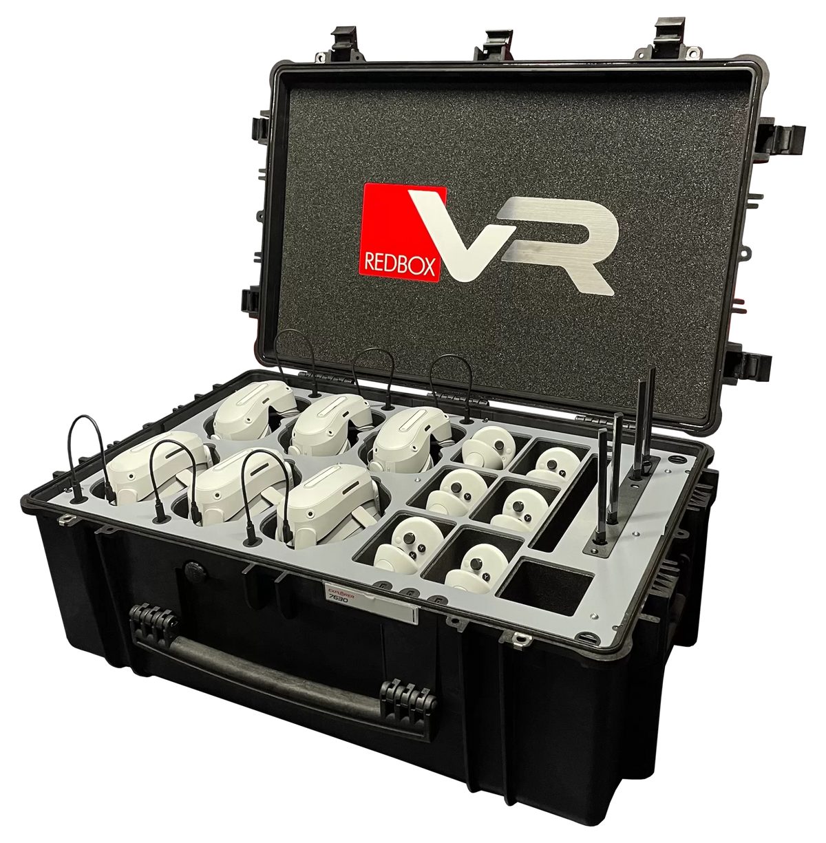 Ladekasse med 6 Pico 4 Ultra E setup
