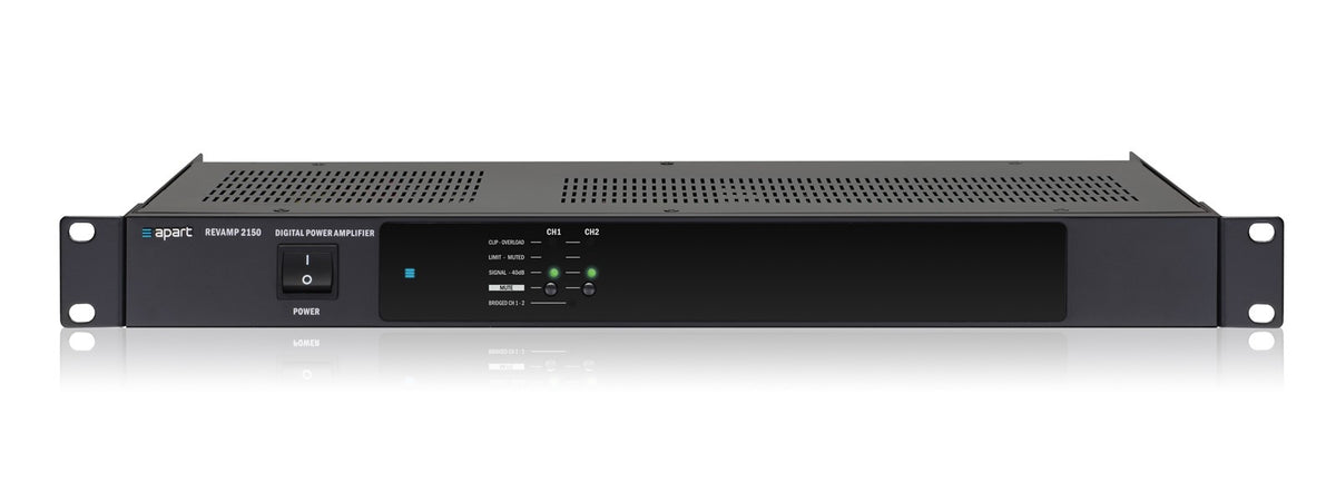 Forsterker 2x150W@4Ohm, eller 1x300W@8-Ohm