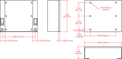 Adapter Monteringsbrakett for RU Serie