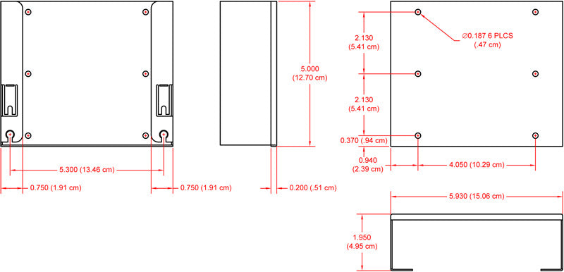 Adapter Monteringsbrakett for RU Serie