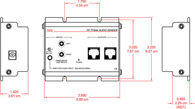 RDL RU-TPS4A twisted pair distributor