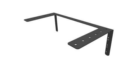 Scandec Bracket/rack rail – 3U wall/ceiling mount, max 10 kg
