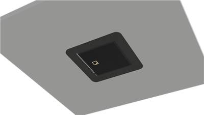 Innfellingsbrakett for L-Acoustics X4i, Sort, under 20mm