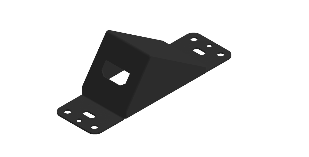 Scandec US-GP-HD1-TX Faceplate med HDMI-åpning sort