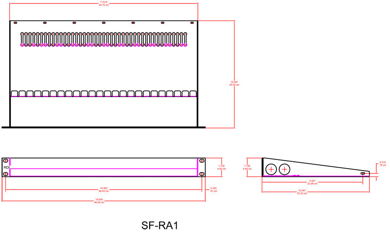 RDL SF-RA1 rack adapter