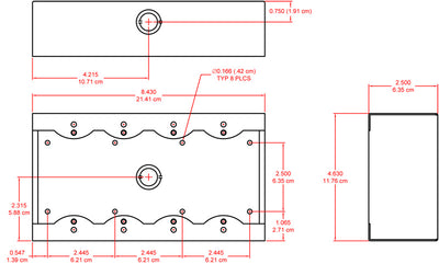 RDL SMB-4W monteringsboks