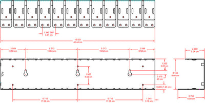 RDL SR-12A monteringsplate