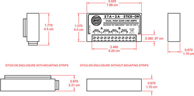 RDL STA-2A forsterker