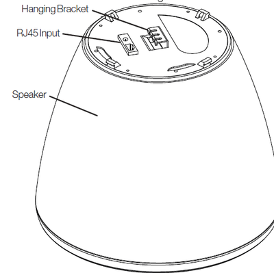 SoundTube IPD-HP82-EZ takhøyttaler sort