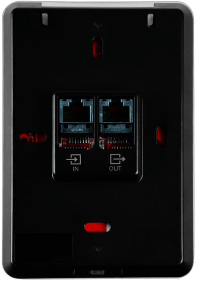 Kontrollenhet Tesira Ethernet/PoE touch interface, Sort