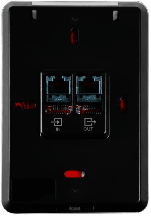 Kontrollenhet Tesira Ethernet/PoE touch interface, Sort