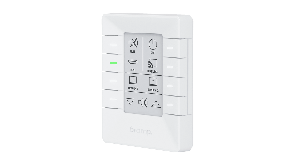 Knappepanel E Ink Kontroller PoE Hvit