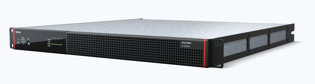 Biamp Voltera D2400-8 forsterket høyttalerkontroller